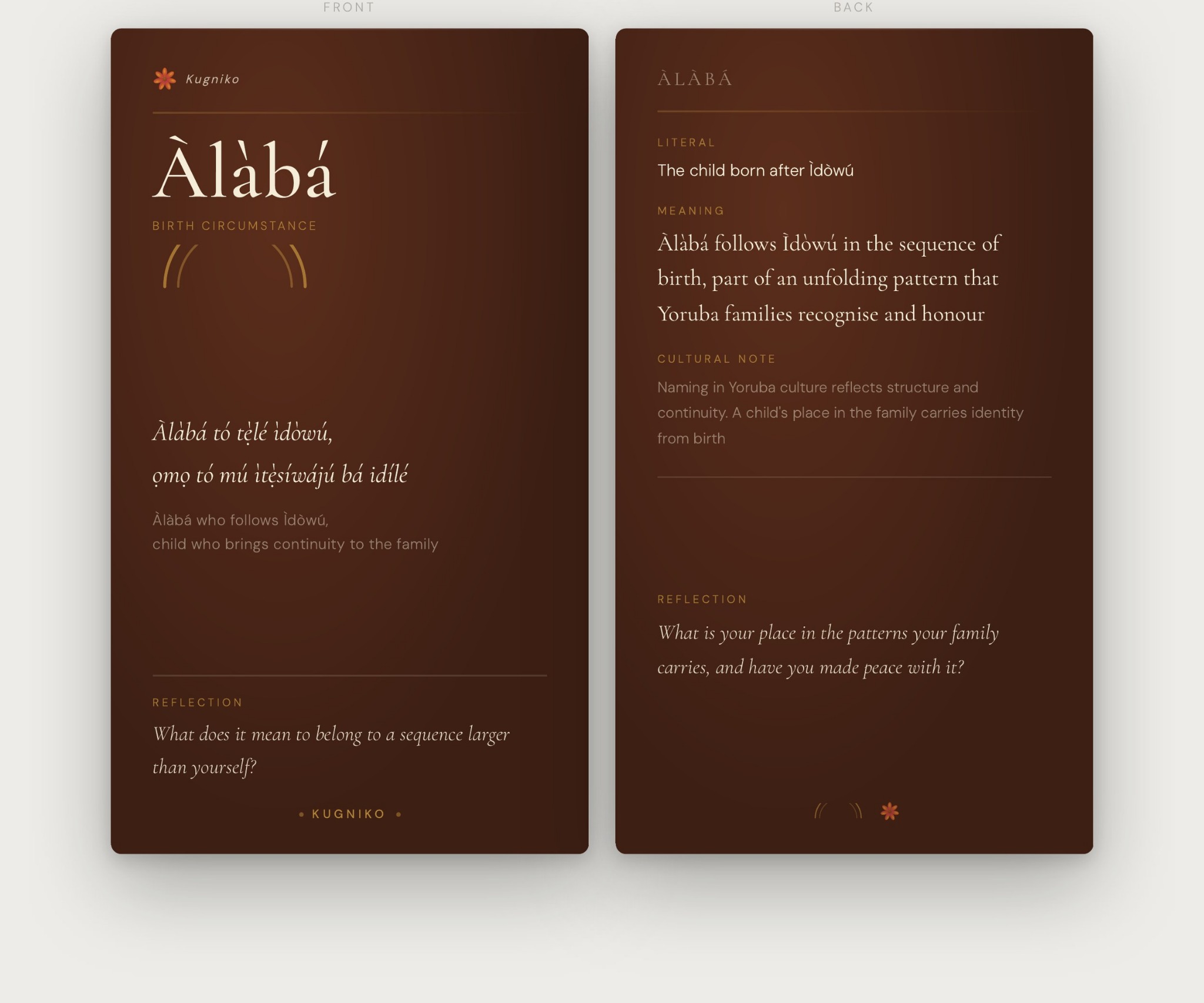 Àlàbá card